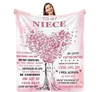 zoiluku Cadeau pour nièce de la part d'une tante, cadeau pour nièces de la part d'une tante/oncle, à ma nièce de la part d'une tante, cadeau de Noël, fête des mères, anniversaire, remise de diplôme