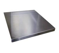 ZOIMANIA - Planche à découper en acier inoxydable pour usage alimentaire - Différentes dimensions - Profondeur 60 (L50 x P60 x 3cm)