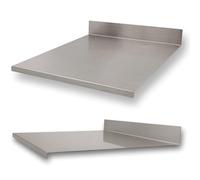 ZoiMania - Plateau en acier inoxydable pour usage alimentaire - Différentes dimensions - Profondeur 60 (L100 x P60 x 7 x 3 cm)