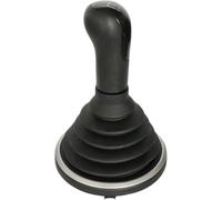 Zoinary Poignée de vitesse de voiture Pommeau de levier de pour vitesse pour Ford pour Fiesta MK6 2002-2008(Black 5 Speed Dust Cover)