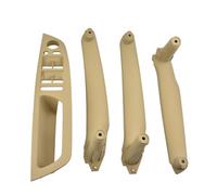 Zoinary poignée intérieure de voiture Pour BMW E70 E71 X5 X6 Car Armrest Left Front Driver's For Seat Interior Door Handle Inner Panel Pull Trim Cover(Beige 4pcs)