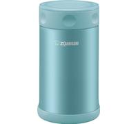 Zojirushi Bocal alimentaire en acier inoxydable Bleu turquoise 0,75 l