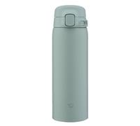 Zojirushi Bouteille d'eau, 480 ml, [Nettoyage plus facile], Lave-vaisselle, Bouchon sans couture, 2 lavages suffisamment, Léger et compact, Garde au chaud et au froid, Tasse à une touche, SU-BA48-GM