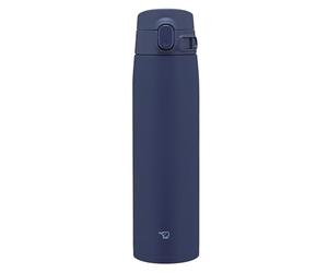 Zojirushi Mahobin SM-VB72-AM Tasse en acier inoxydable, grande capacité, 720 ml, type One-Touch, arrêt sans couture, seulement 3 points de nettoyage, bleu marine