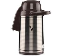 Zojirushi Pichet isolant avec bouteille en verre & mécanisme de pompe - feuille de satin Zojirushi Pichet isolant avec bouteille en verre & mécanisme de pompe - feuille de satin