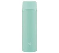 ZOJIRUSHI SM-MA35-AL Bouteille d'eau, bouchon sans couture, petite capacité, 350 ml, vis, tasse en acier inoxydable, turquoise douce, joint intégré, facile d'entretien, 2 pièces de lavage uniquement