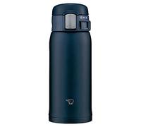 Zojirushi SM-SF36-AD Gobelet isotherme en acier inoxydable, avec isolation sous vide, anti-fuite, léger, fermeture One Touch, sans BPA, pour café et thé, 360 ml, bleu