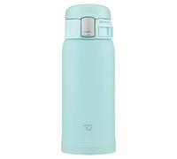 Zojirushi SM-SF36-AM Bouteille d'eau, tasse en acier inoxydable à ouverture instantanée, 360 ml, bleu menthe