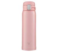 Zojirushi Bouteille d'eau SM-SF48-PA en acier inoxydable, ouverture par pression, 480 ml, rose