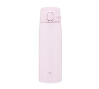 Zojirushi SM-VB60-PM Tasse en acier inoxydable, bouteille d'eau, grande capacité, 600 ml, type One-Touch, arrêt sans couture, seulement 3 points de nettoyage, rose doux