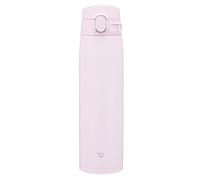 Zojirushi SM-VB72-PM Tasse en acier inoxydable, bouteille d'eau, grande capacité, 720 ml, type à une touche, arrêt sans couture, seulement 3 points de nettoyage, rose doux