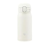 Zojirushi SM-WS36-WM Tasse en acier inoxydable, blanc mat, 355 ml