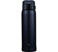 Zojirushi SMSR48EBC Tasse en acier inoxydable, 473 ml, noir soyeux