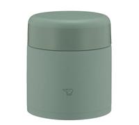 ZOJIRUSHI SW-KA30-GM Mahobin Lot de 3 bocaux à soupe isothermes en acier inoxydable, sans couture, vert mat, couvercle et joint intégrés, faciles à nettoyer, 300 ml