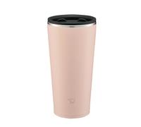 Zojirushi SX-FA45-PZ Gobelet en acier inoxydable avec couvercle, couvercle rotatif à ouverture et à fermeture, rétention de chaleur, travail de bureau, temps à la maison, 450 ml, rose fumé