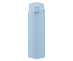 Zojirushi Tasse thermique SU-BA, Lave-vaisselle, Bouchon monobloc, Léger et compact, Isolation sous vide, Boissons chaudes et froides, One-Touch Open (Bleu, 480 ml)