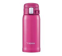 Zojirushi (Water Bottle Straight Drink [One-Touch Open] Stainless Mug 360ml Deep Cherry SM-SD36-PV