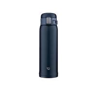 Zojirushi ZOJIRUSHI) Bouteille d'eau en acier inoxydable avec ouverture par simple pression Bleu marine 480 ml SM-SF48-AD