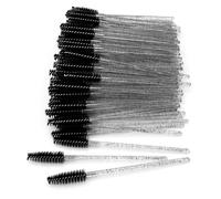 ZOKJSW 50PCS Brosses à Cils Jetables, Pinceaux à Cils, Goupillon, Brosse à Sourcils, Outil de Maquillage Mascara Applicateur