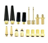 ZOKJSW Adaptateur de Valve de Vélo DV AV SV, Vélo Pompe Valve Connecteurs, Adaptateur de Compresseur, Adaptateur d'aiguille de Pompe à Bille/Pompe à air