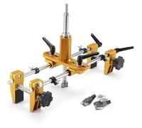 ZOKQSEIF Kit d'ouverture de Trou de Serrure de Porte Mortaiseuse de Serrure pour Portes en Bois Installation/Changement de Serrure Machine à mortaiser Gabarit de mortaise avec 3 forets