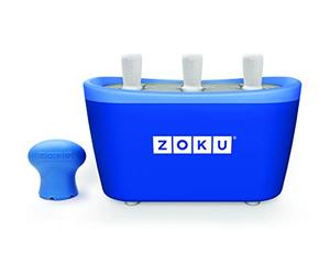Zoku - 3 Quick Pop Maker pour glaçons immédiats - Bleu