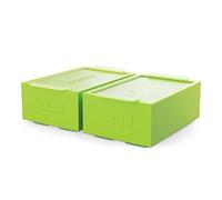Zoku Unisexe Jumbo Glaçons Trays-Set de 2, Vert