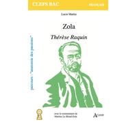 Zola, Thérèse Raquin - Lucie Martin - Atlande Eds - broché - Scolaire / Universitaire