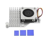 Zolara Active Cooler Raspberry Pi 5 Dissipateur Thermique avec Ventilateur PWM 5V 100mA, Radiateur Aluminium pour Ras-Pi 5 4GB 8GB 16GB, Refroidissement Actif Silencieux et Contrôle Automatique