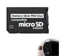 Zolara Adaptateur TF vers MS, Jusqu’à 64 Go, pour PSP | Carte Micro SD vers format MS, 32 x 20 x 1,6 mm, 3,2 V, PSP 1000/2000/3000