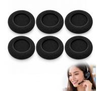 Zolara Coussinets en Mousse pour Casque, Lot de 6 Pièces de Rechange | Pour EPOS/Sennheiser PC8 USB, PC3, PC5 et PC7, mousses d’oreille destinées au remplacement