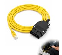 Zolara Ethernet vers OBDII Rj45 Câble, Enet Rj45 Adaptateur, avec Interface de Diagnostic Ethernet, Compatible avec la Série F, Adapté Aux Nouveaux Modèles 1, 3, 5, 7, GT et X3(2 Mètres)