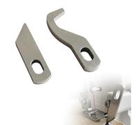 Zolara Overlock Couteau Supérieur Et Inférieur, Overlock-Mess Remplacement, Compatible avec Singer S14-78 et Pfaff 1450 OL/Element 1450 OL, Gritzner Overlock 788, Dorina 710, New Life 1151 K, 1131 K