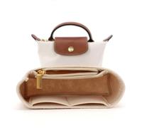 ZOLGINAH Organiseur de poches pour Longchamp Le Pliage Mini, organiseur de sacs à main en feutre, avec poches multifonctionnelles, grande capacité