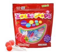 Zollipops - Clean Teeth Lollipops Framboise-15 pièce(s)