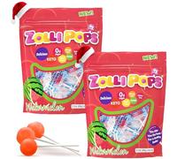 Zollipops Clean Teeth Lollipops, pastèque, 175,8 g - Profitez d'une saveur rafraîchissante de pastèque avec des bienfaits sans sucre pour un sourire sain