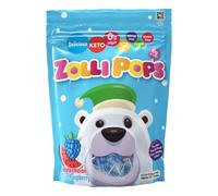 Zollipops Sucettes pour dents propres, bonbons sans sucre anti-carie avec xylitol pour un sourire sain, idéales pour les enfants, les diabétiques et le régime cétogène, naturel, pastèque et framboise