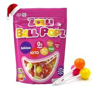 Zollipops The Clean Teeth Pops, sucettes anti-carie, Ball Popz, 150 ml (l'emballage peut varier)