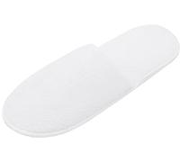 ZOLLNER 10 Paires de Pantoufles, Dames et Messieurs, Taille Universelle, Blanc