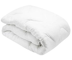 ZOLLNER Couette ignifugée, Couette d'hiver, 240x220 cm, Lavable, Blanc