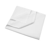 ZOLLNER Linon Drap ou Couette pour l'été - en Pur Coton - 160x280 cm Blanc - sans élastique - qualité hôtelière
