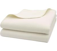 ZOLLNER Set de 2 couvertures de déménagement, coton, 140x200 cm, beige