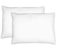 ZOLLNER Set de 2 oreillers - Made in Germany - Remplissage Polyester - Housse en Polyester de Haute qualité - Lavable jusqu'à 60°C - 40x60 cm - Qualité hôtel - Certifié Oeko Tex®