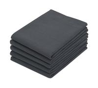 ZOLLNER Set de 5 torchons, Coton, 50x70 cm, Gris