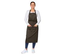 ZOLLNER Tablier de cuisine - tablier robuste et durable pour le barbecue - unisexe - coton - avec liens à nouer pour un maintien optimal, 154, 280
