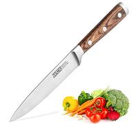 ZOLMER Couteau universel professionnel - Couteau à légumes tranchant de qualité supérieure - Fabriqué en acier inoxydable allemand et en bois de Pakka - Couteau à fruits pratique pour chaque ménage