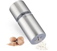 ZOLMER® Moulin à Noix de Muscade Avec Récipient de Conservation | Broyeur Extra Tranchant Pour Poudre Fine | Râpe en Acier Inoxydable