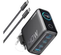 Zolo Chargeur Usb C 140W, Adaptateur 4 Ports Rapide Et Compact, Technologie Gan, Contrôles Tactiles Intuitifs, Iphone Séries,Iphone 16 Pro Max Samsung, Macbook Air/Pro, Pixel, Airpods Et Aut[Z917]