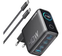 Zolo Chargeur Usb C 140W, Adaptateur 4 Ports Rapide Et Compact, Technologie Gan, Contrôles Tactiles Intuitifs, Iphone Séries 15/16, Samsung, Macbook Air/Pro, Pixel, Airpods Et Autres