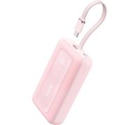 Zolo External Battery, High Speed Power Bank 10000Mah 30W, Built-In Usb-C Cable, 2 Ports, For Iphone 16/16 Pro/16 Pro /16 Plus, Macbook, Galaxy, And Others